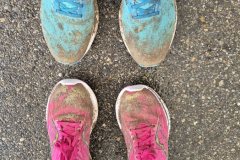 So sahen unsere Schuhe aus...