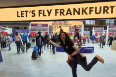 Auf der Marathonmesse.
