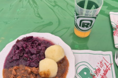 Und anschließend zur Kloß-Party.